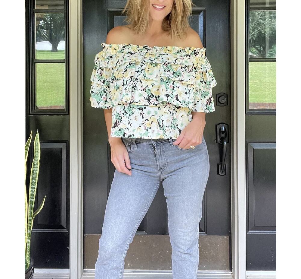 Floral Off the Shoulder Top